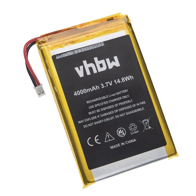 Vhbw - 1x Akku Kompatibel Mit Technaxx Tx59, Tx-59+ Türsprechanlage, Video-türklingel (4000 Mah, 3,7 V, Li-ion)