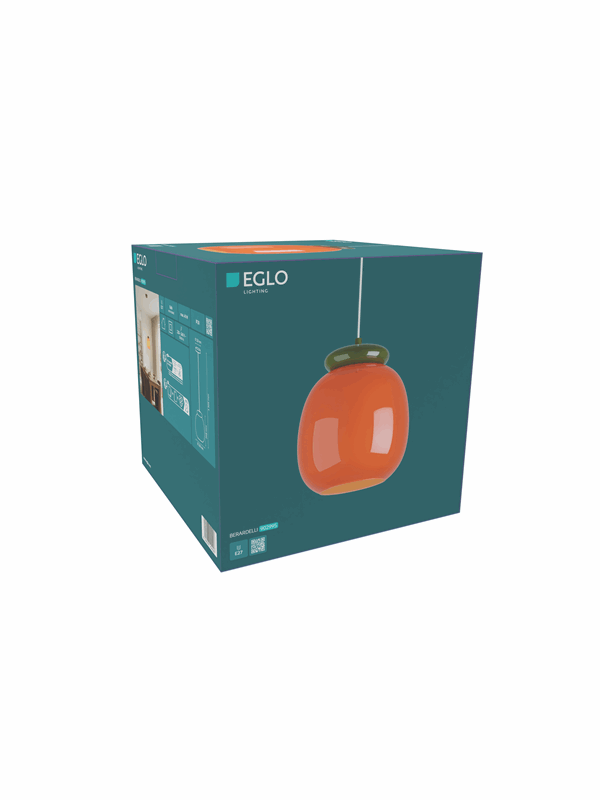 EGLO BERARDELLI PENDELLEUCHTE Ø:230 ORANGE