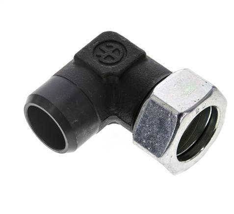 28L & 32mm phosphatierter Stahlbogen Schneidfitting mit Schweißende 160 bar ISO 8434-1