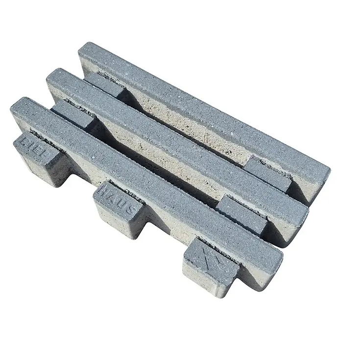 Diephaus Rasengitterstein Lincoln (Grau, 40 x 20 x 8 cm, Beton)
