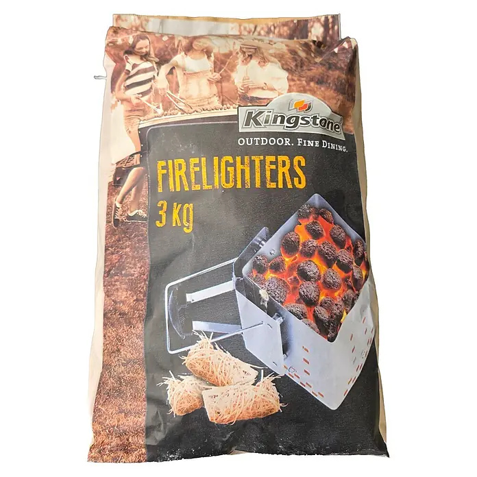 Kingstone Anzündwolle (Holz, 3 kg, Geeignet für: Grills)