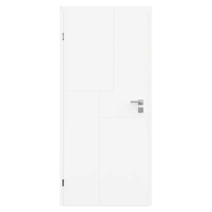 Classen PL Zimmertür Tessa (735 x 1.985 mm, DIN Anschlag: Links, Verkehrsweiß, Wabe)