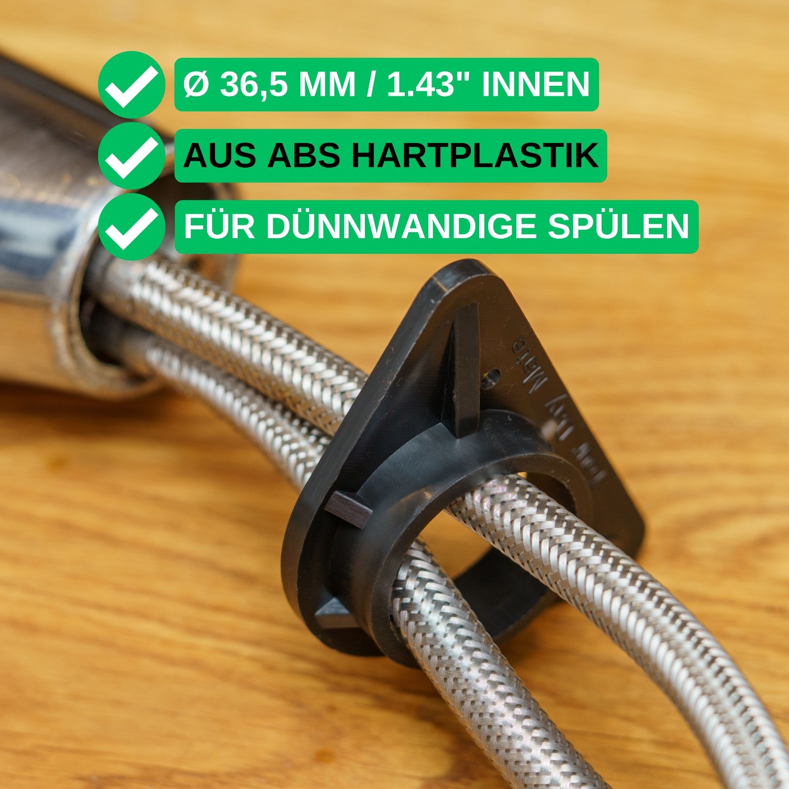 Wasserhahn Stabilisator Spülbecken Ø36,5mm ABS Verstärkung für Küchenarmatur