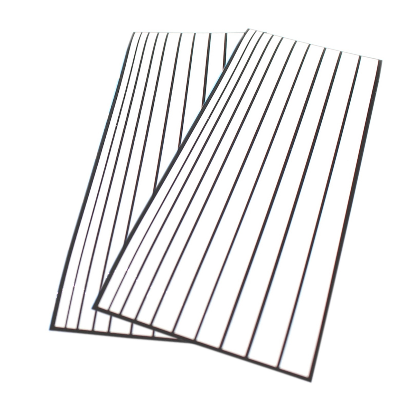 Autoaufkleber Kühlergrill Stripes Set Autos Nierenaufkleber Folie Weiß K005 Bild 3