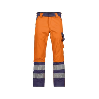Warnschutz Bundhose Lancaster Pesco74 Gr. 94 Orange/dunkelblau - Dassy