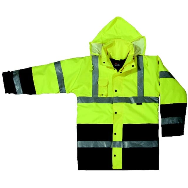 Vizwell Warnschutz-parka Vw05 Gr. M Gelb/marineblau
