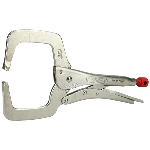 Ks Tools Schweiß-klammer-gripzange, 270 Mm, Auf Hänger