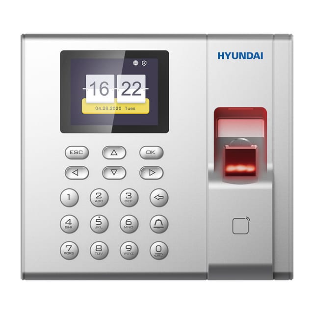 Hyundai HYU-729 Zutrittskontroll und Anwesenheitsterminal mit biometrischer Fingerabdruckerkennung