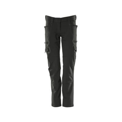 Mascot Accelerate Hose Mit Schenkeltaschen Damenpassform Pearl Gr. 36 Schwarz