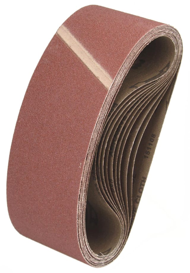 10 Schleifbänder 100x610mm Eckra Korn 320