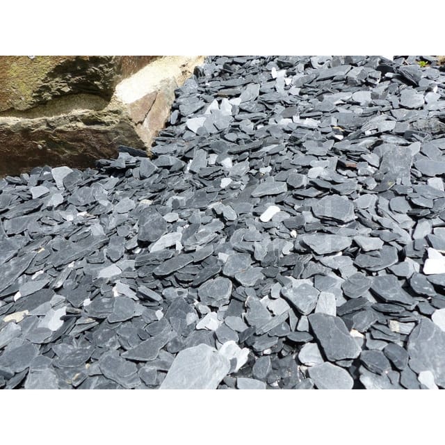 Schiefermulch Schwarz 10-40 - Vrac Big Bag - 500 Kg
