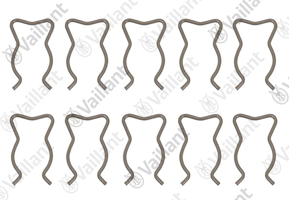 Vaillant Klemmfeder, (x10) Mag 11-0/0 Gx U.w. Vaillant-nr. , 256619