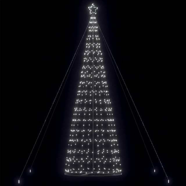 Weihnachtsbaum Kegelform 1534 Leds Kaltweiß 503 Cm Vidaxl803812