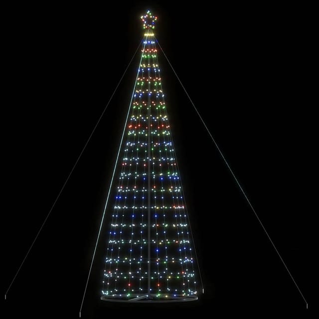 Weihnachtsbaum Kegelform 1534 Leds Mehrfarbig 503 Cm Vidaxl443820
