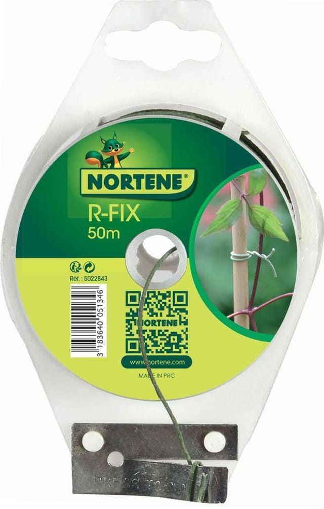 r-fix" Kunststoffummantelter Stahlbinder - 50 M Nortene