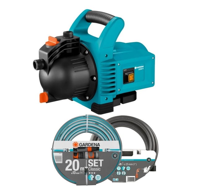 Fp - Gardena 171761 Gartenpumpen-set 3000/4 Fördermenge 3100 L/h, 1717-61