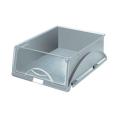 Leitz - Briefablage Sorty Din A4 Din C4 Überbreite Polystyrol Farbe: Grau
