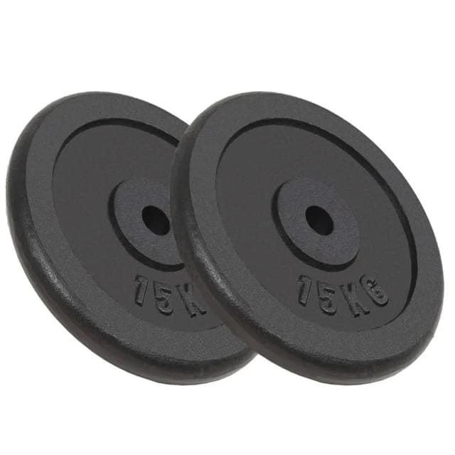 Hantelscheiben 2 Stk. 2x15 Kg Gusseisen Vidaxl