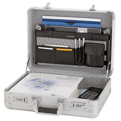 Alumaxx Aktenkoffer Taurus 45114 45,3x33,5x15cm Aluminium Silber