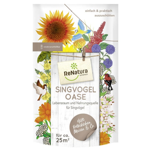 Renatura Singvogeloase 0,275 Kg Blumensamen Nahrungsquelle Und Lebensraum