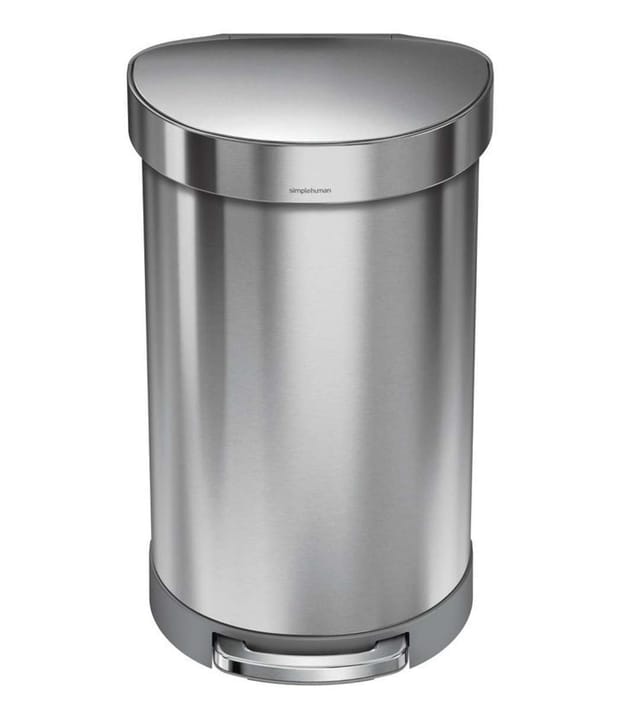 Simplehuman - Mülleimern - Mülleimer 45 L, Edelstahl Gebürstet Cw2030