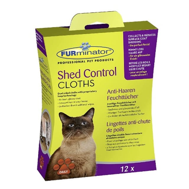 Furminator - Tallitas Fur Caja Cat, 12ud
