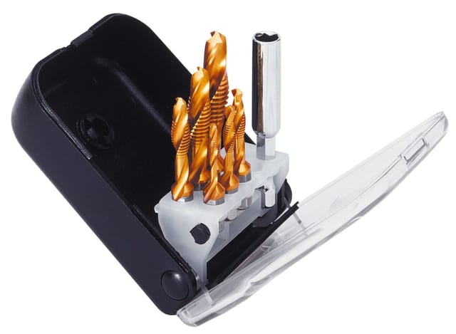 Exact - Gewindebohrer Sge Bit-satz Clipset B Sge-bits Hssg M3-m10 Tin Gewindebohrer