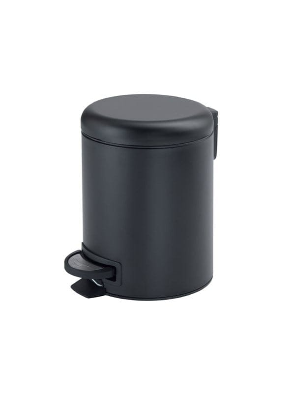 Sapho Gedy Badaccessoires - Mistkübel 3 L, Soft Close, Schwarzmatt 320914