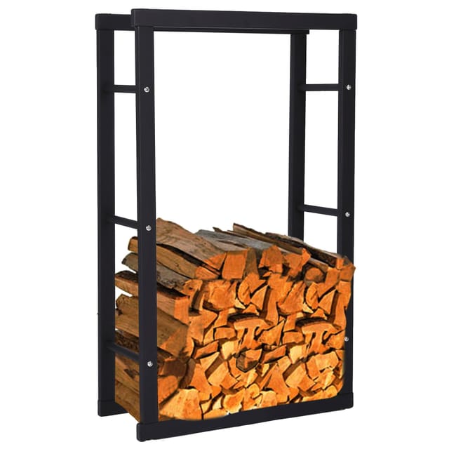 Kaminholzregal 40 X 25 X 100 Cm Brennholzregal Für Innen Und Außen - Zelsius