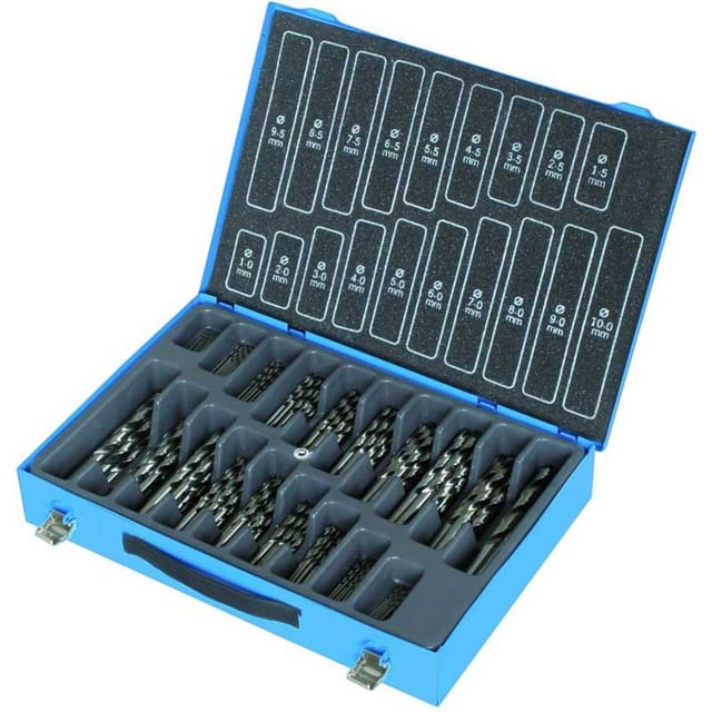 Le Sanitaire - Pro Spiralbohrer-magazin 170 Tlg. 1-10 Mm Um 0,5 Steigend Din 338 Metallbohrer