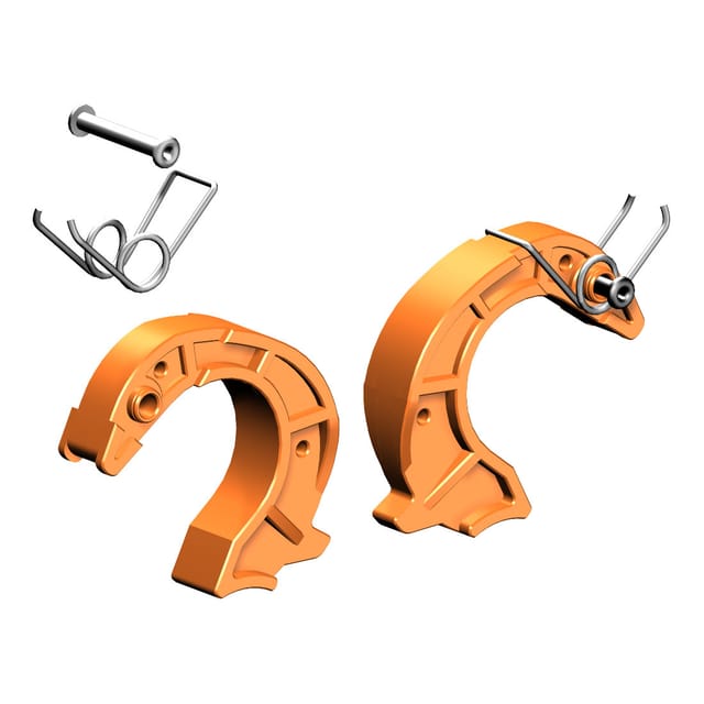 Layher Finger 42 Mm Paar, Orange Kpl