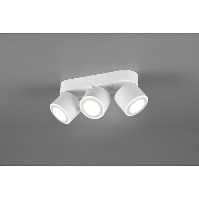 Trio - Led Deckenstrahler Taurus 3-flammig Weiß, Breite 27,3cm