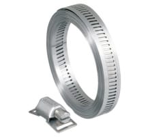 Extra Lange Spannketten Eigenschaften Packung Mit 30 Spannköpfen - 100 % Edelstahl W4 - Für Bandbreite 8 Mm