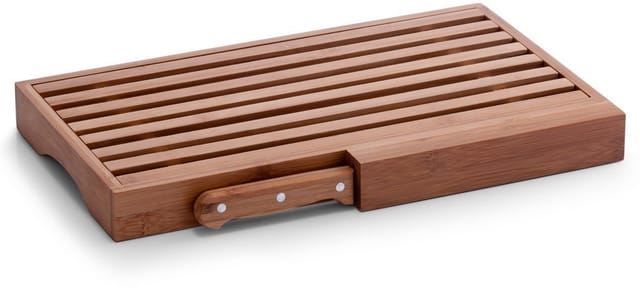 Brotschneidebrett Mit Messer 39.5 X 23.5 X 4 Cm