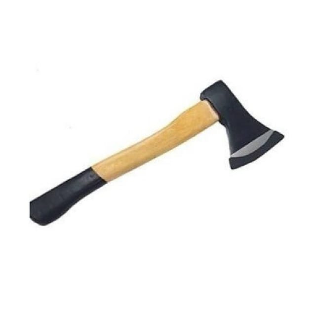 Trade Shop Traesio - Trade Shop - Mini-axt Forstbeil Axt Gehärteter Stahl 800 Gr Holzgriff -