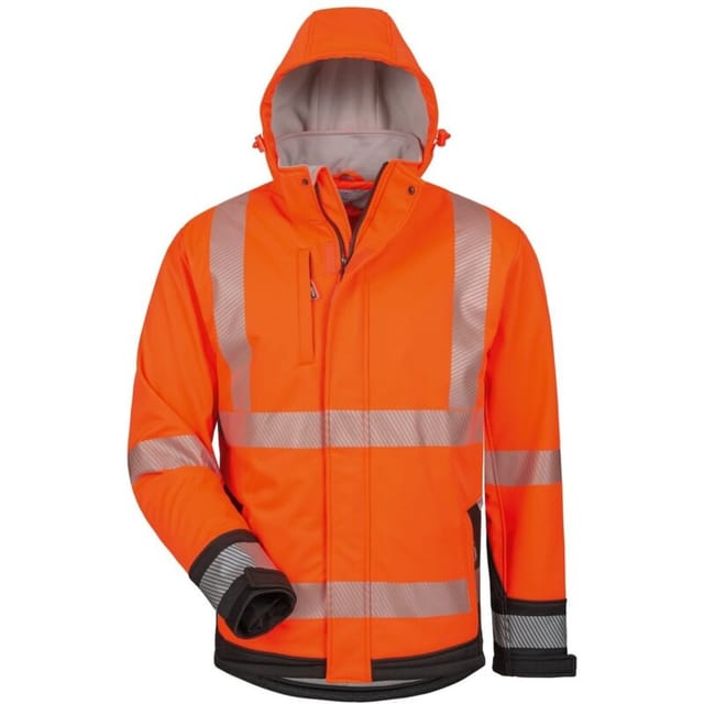 Elysee Warnschutz-softshelljacke Lukas Gr. 4xl Orange/schwarz