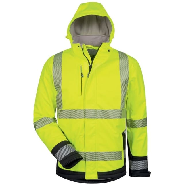 Elysee Warnschutz-softshelljacke Melvin Gr. 3xl Gelb/schwarz