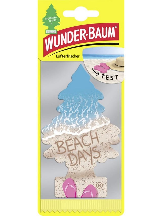 Wunderbaum Papierlufterfrischer Beach Days Autodüfte