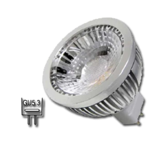 Fplus - Led-lampe Gu-5.3 5w 12v Ac/dc Ip20 Warmes Licht 86m16gu535402