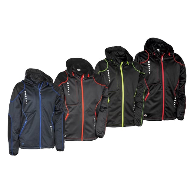 Jacuzia Arbeitsjacke - L - Schwarz / Grün - Cofra