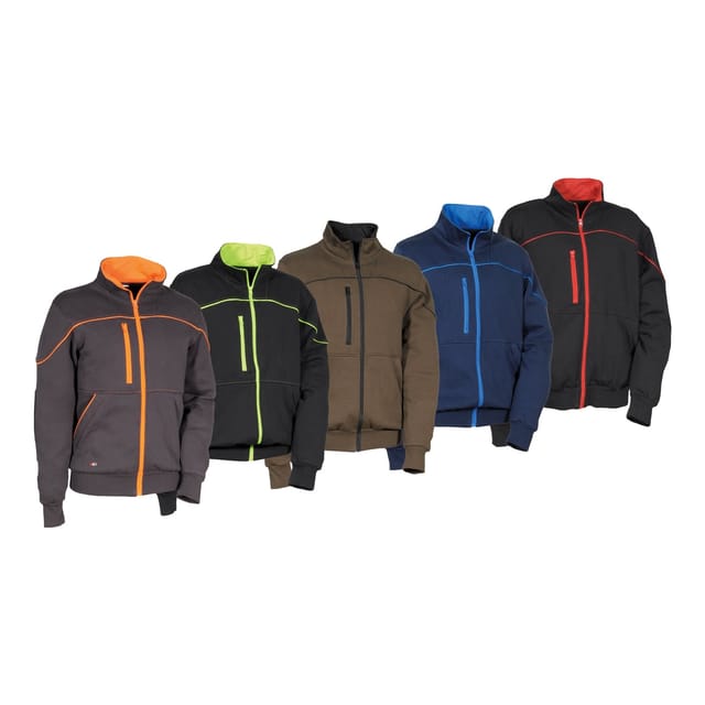 Cofra Dikli Arbeitsweatshirt - Xl - Schwarz / Grün
