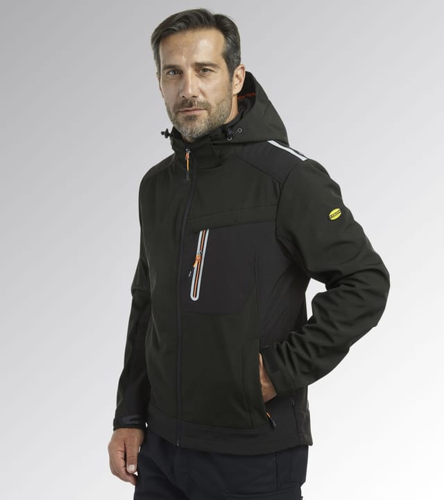 Diadora - Utility Tech Tech Softshell-arbeitsjacke - Xs - Grau