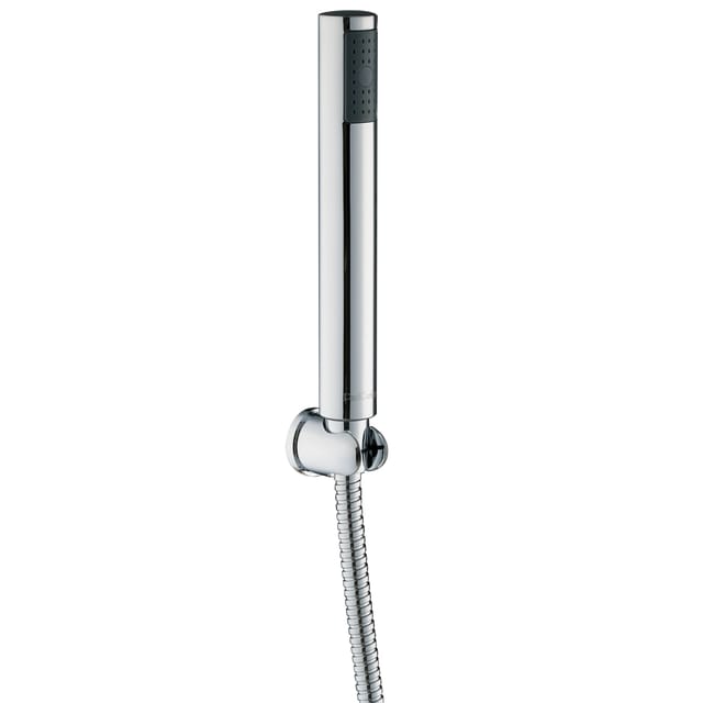 Paulgurkes - Handbrausen Set Rund Kunstoff Brausehalter Schlauch 150cm Stabbrause