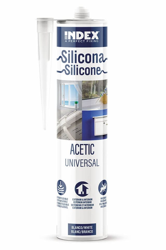 Index - 12er-packung - Mehrzweck-akustiksilikon 280 Ml (transparent)