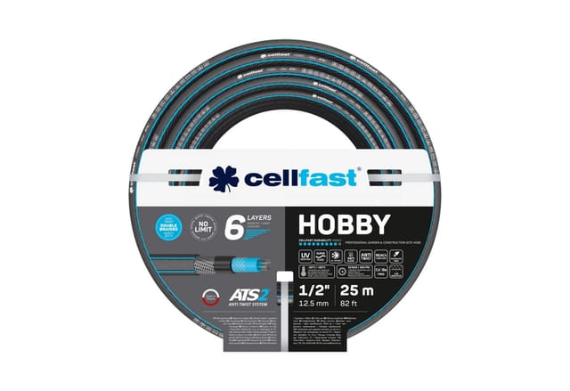 Cellfast - Hobby Ats2 Gartenschlauchgrösse: 1/2 Zoll Länge: 25 M