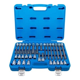 Bgs Technic - Bit-einsatz-satz Antrieb Innenvierkant 12,5 Mm (1/2') Keil-profil (für Ribe) 32-tlg.