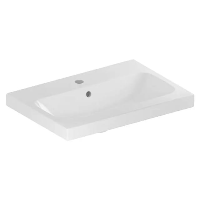 Keramag - Geberit Icon Light Waschtisch, 60 Cm X 42 Cm, Mit Hahnloch, Mit