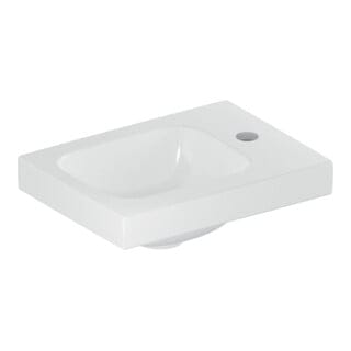 Keramag - Geberit Icon Light Handwaschbecken, 38 Cm X 28 Cm, Mit Hahnloch