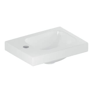 Geberit Icon Light Handwaschbecken, 38 Cm X 28 Cm, Mit Hahnloch