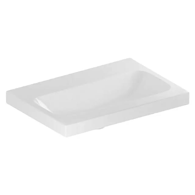 Keramag - Geberit Icon Light Waschtisch, 60 Cm X 42 Cm, Ohne Hahnloch, Ohne